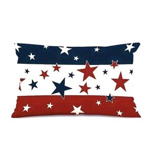Patriotic Star Pillow Cover